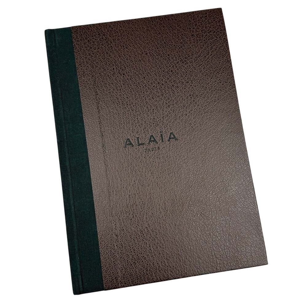 Alaïa Winter 2019 Lookbook Book Leather Cover Paris Designer Collectible